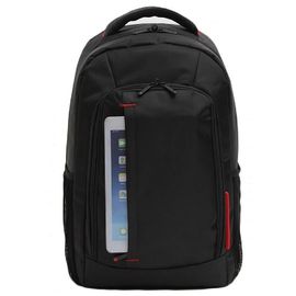 600D polyester Laptop van het 15,6 Duimbureau Zakken, Bedrijfsrugzakmensen in Zwarte