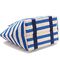 OEM Blauw van de Lunch Koelere Zakken van het Canvaswater het Bestand en White Stripes-Kleur