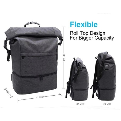 Custom Outdoor Waterdicht Duffel Rugzak Grote Pocket Roll Top Sport Rugzak