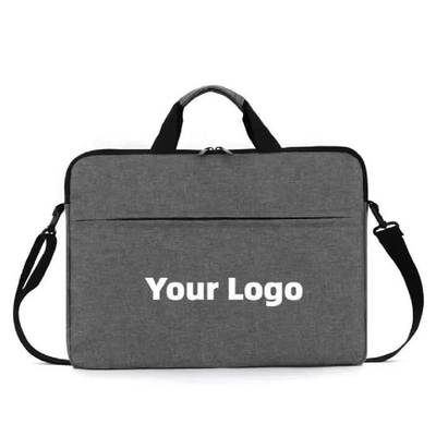 Custom 13 14 15.6 17 inch Duurzaam Polyester Laptop Handtas Laptop Messenger Tas