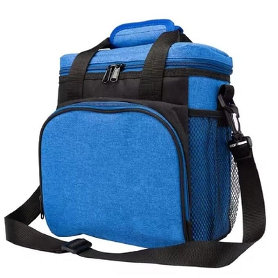 Geïsoleerde lunchtas kantoor stijlvolle polyester fitness waterdicht herbruikbare thermische koeler tas