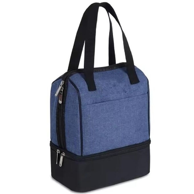 Waterdicht herbruikbaar dubbele rits kantoor school buiten vrouwen mannen lunchtas geïsoleerd koeler totes tas