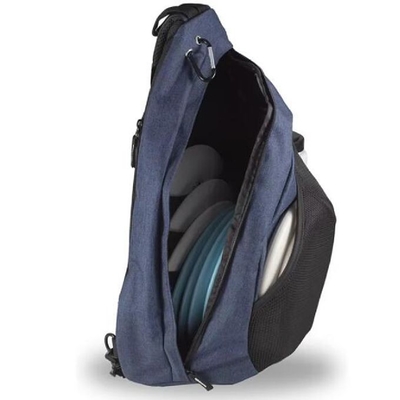 Duurzame multi-pocket schijf Golf Sling Bag opslag voor 12 schijven