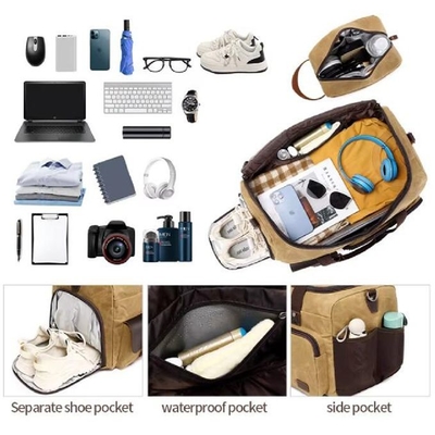 Grote capaciteit Kledinggoed Bagage Duffle Overnachting Casual Gym Weekender Sport Canvas Duffle Bags