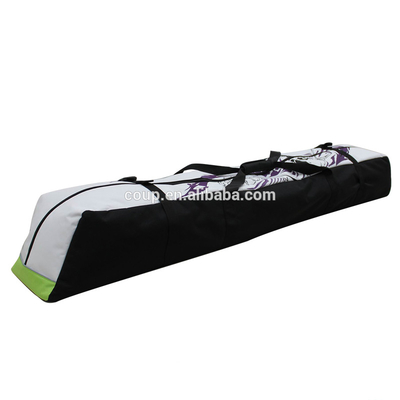 Custom Black Nylon Sport Duffle Bag met Laptop Compartment