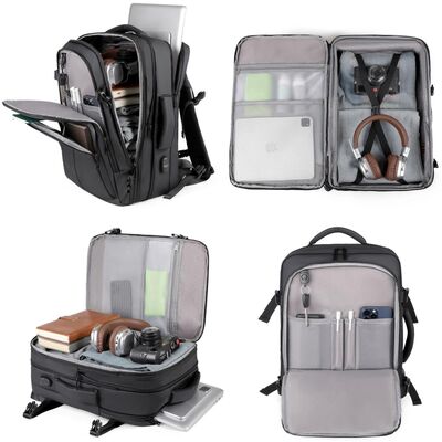 Anti-Theft Oxford Laptop Backpack LD3882 15.6 Inch USB Charging Business Daypack